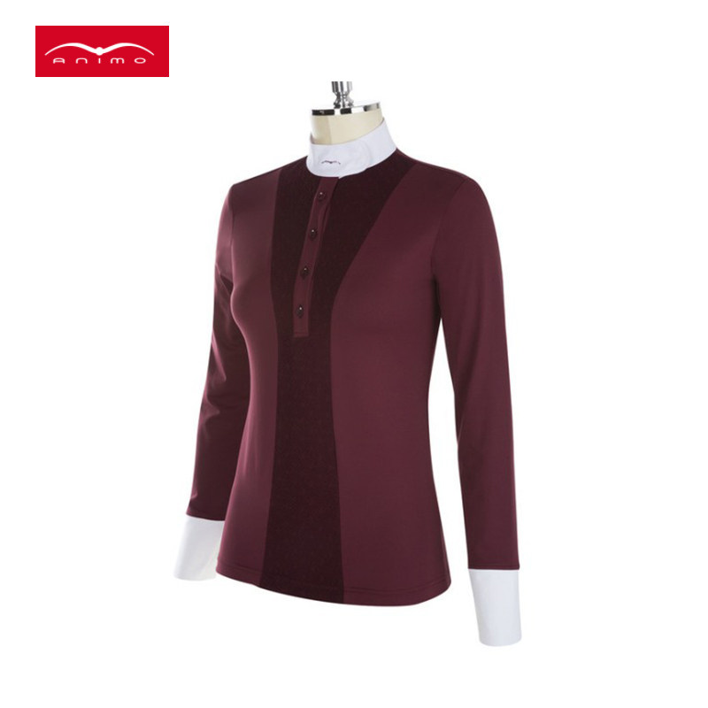 957 Italy imported Animo equestrian riding ladies lace long sleeve women's model