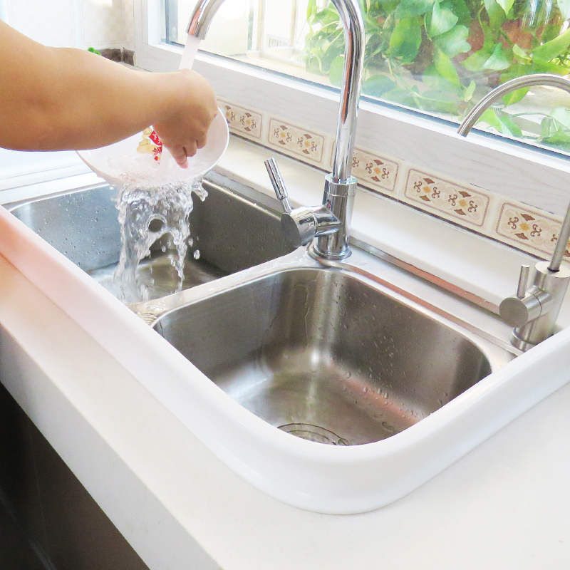 Kitchen washbasin, sink, water strip, pool, bathroom, bathroom countertop, water-proof baffle, splash-proof, oil-proof and waterproof sticker