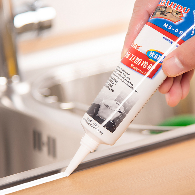 Waterproof sticker bathroom beauty seam agent kitchen sink bathroom countertop corner gap wash basin waterproof pad water retaining strip