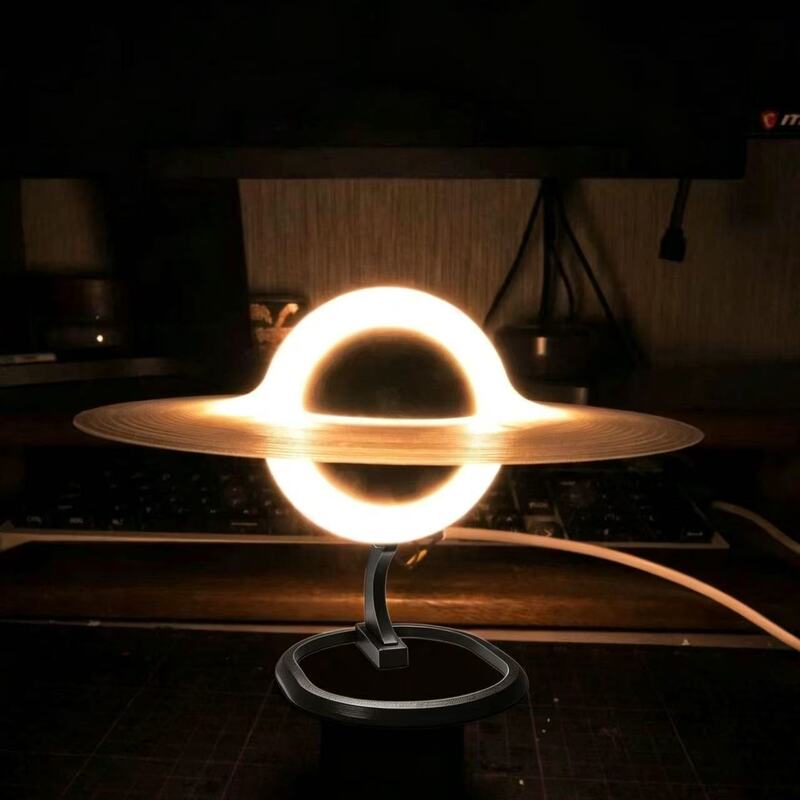 Kagantu Black Hole Lamp Interstellar Movie Peripheral Night Light Desktop Ornament Decorative Model Atmosphere Light Kagantu Black Hole Lamp Interstellar Movie Peripheral Night Light Desktop Ornament Decorative Model Atmosphere Light