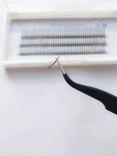 Накладные ресницы, пинцет для ресниц для наращивания, косметические ножницы, комплект