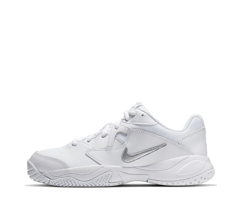 Nike Court Lite 2 Simple and Comfortable Low-Top Tennis Shoes for Women, White