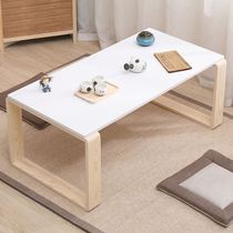 Table Long table Low table Bedroom Tatami pit bay window Small table Light luxury Nordic style sitting ins solid wood