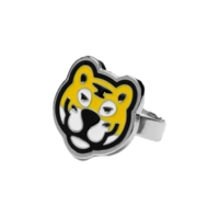 Желтое кольцо головки тигра