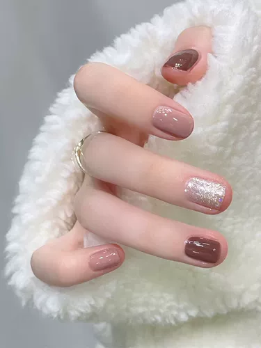 Нюдовый отрывной лак для ногтей без запаха, популярно в интернете, без сушки в лампе, долговременный эффект