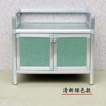 Cabinet sideboard small cupboard simple rental room bowls storage cabinet moisture-proof kitchen storage double-layer cabinet