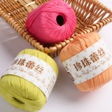 Кружевные шелковые нитки, крючок для вязания, плетеный жилет ручной работы, 3 размер, из хлопка и льна, DIY