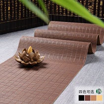 Tea mat bamboo mat bamboo mat kung fu tea ceremony six gentlemen heat insulation mat Chinese tea mat tea tray bamboo curtain tea set tea mat customization