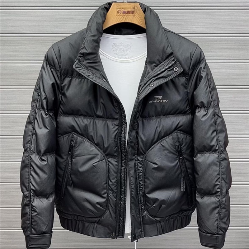 Romon High-End Spring and Autumn Short Men's Stand-Collar down Jacket Fashionable Outerwear Warm Coat Men's Winter Clothing