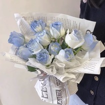 Michigan broken ice blue rose spray coloring agent dry flower special spray paint gradient floral dyeing spray Milichgen
