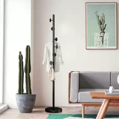 Household ins coat rack landing Nordic light luxury clothes rack bedroom simple modern marble clothes shelf