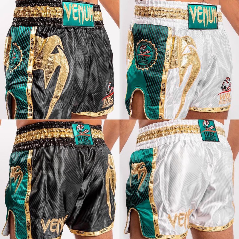 Venom Wbc Council Alliance Muay Thai Shorts Boxing Sanda Competition Training Sanda Fighting Training Uniform for Men and Women