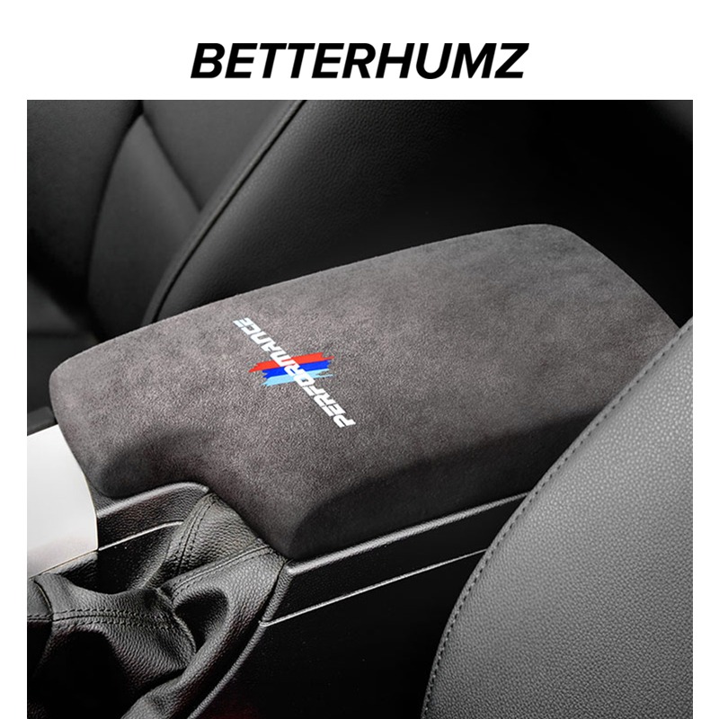 AlcantaraBMWe90 old 3 Faculty armrest box lid upturned fur e92e93 Interior retrofit decorative items