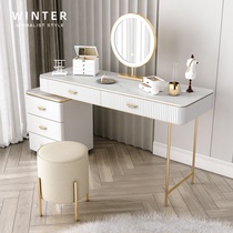 Winter Bear Light Lavish Dresser Collection Cabinet Integrated Bedroom Net Red Ins Modern Brief Nordic Rock Board Makeup Table Table