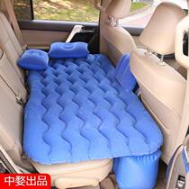 Car lathe car-mounted sedan flocked inflatable bed in-car rear exhaust mattress travel mattress factory direct sales