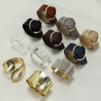 Napkin buckle sample room hotel cloth ring light luxury Nordic Western food table soft furnishings European table napkin ring