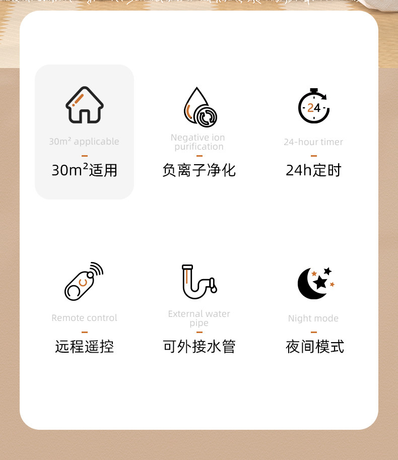 热米   家用净化除湿机 负离子净化+除湿 图2