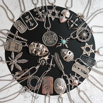 Boy Necklace Accessories Children Boy Boom Ornaments Korea 2021 New Cool Street Dance Fashion Hip-hop Pendant