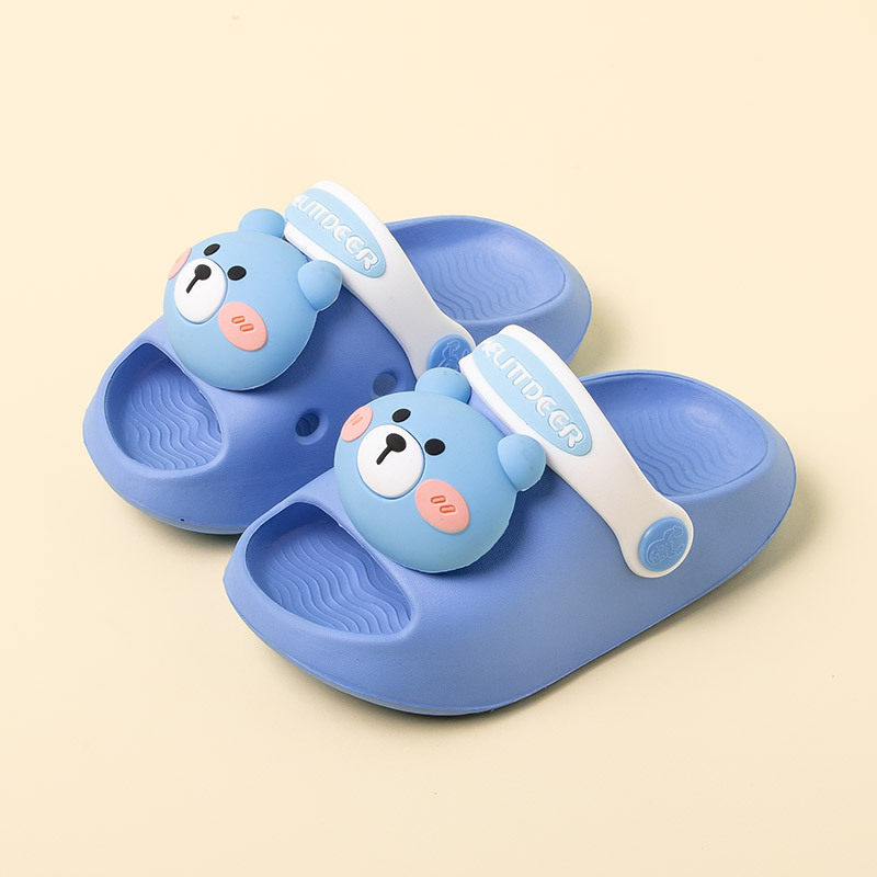 Japanese Imported Summer New Children's Slippers, Cute Cartoon Soft-Soled Indoor and Outdoor Strap-On Children's Clogs — 2