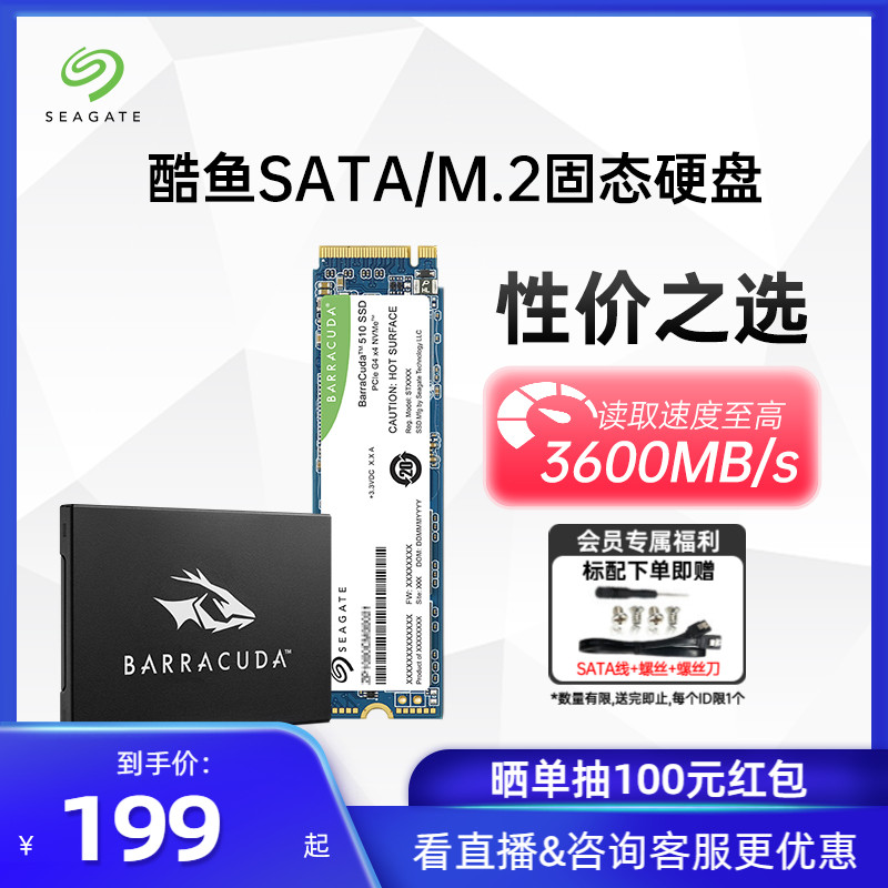 Seagate Hijtier Solid State Hard Disk 1t Notebook 256g Desktop 512g Computer sata3 Interface ssd m2-Taobao