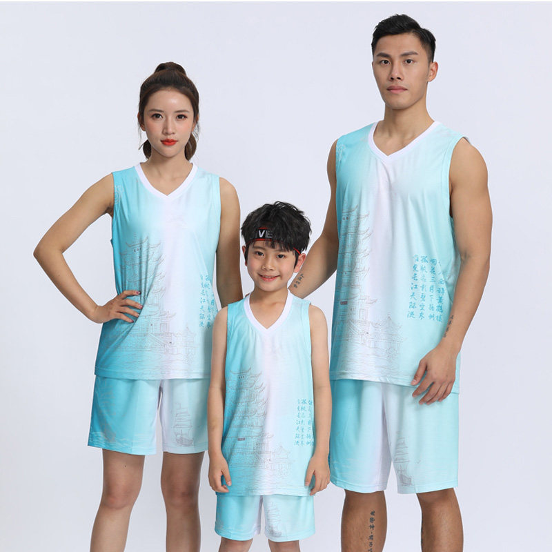 Girls Basketball Suit Men's Breathable Speed Dry Children Suit China Wind Booking Pro-Sub-Dress Holiday Training Course Suit-Taobao