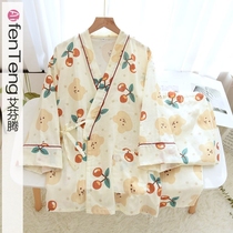 Summer months Sub-served summer postpartum summer thin Gauze Pregnant pregnant women Sleeping Clothes 5 June Pure cotton July 5 Feeding