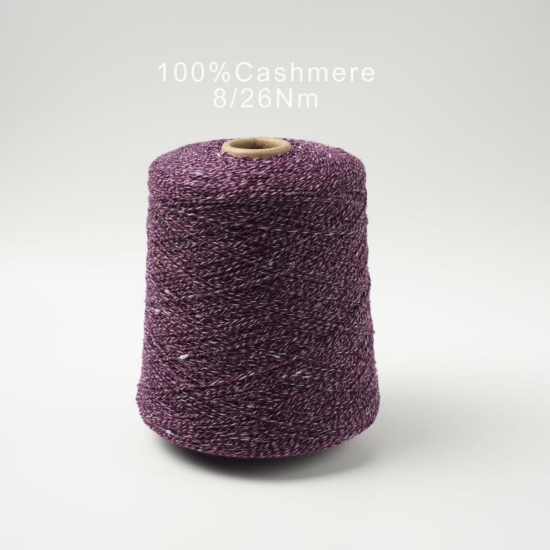 6/26Nm Hand-Knitted Interwoven Pure Cashmere Yarn