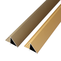 Metal wainscot beveled angle background wall clip wall tile anti-falling buckle wood veneer edge strip decorative strip