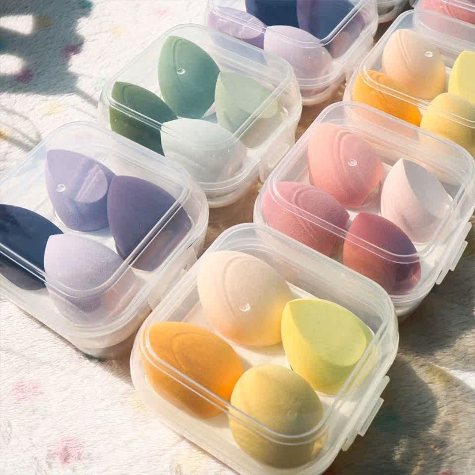 Boxed beauty egg super soft do not eat powder sponge egg dry and wet dual-use air cushion puff makeup egg cut face ball makeup egg