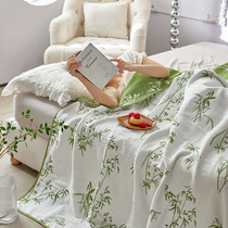 Summer Tencel Lyocell five-layer yarn towel blanket office nap blanket sofa air conditioning cover blanket summer cool quilt