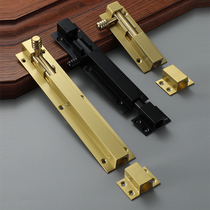 Free Punch Stainless Steel Security Door Gate Bolt Wooden Door Toilet Door Pin with lengthened door bolt lengthened thickened door latch