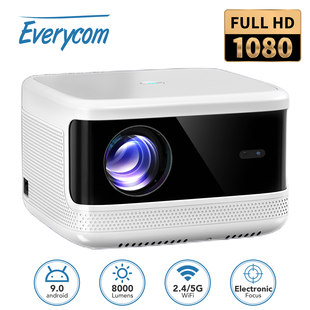 Поддержка WANSCOM T5 4K Проектор 1080p Светодиодный проектор WI WI