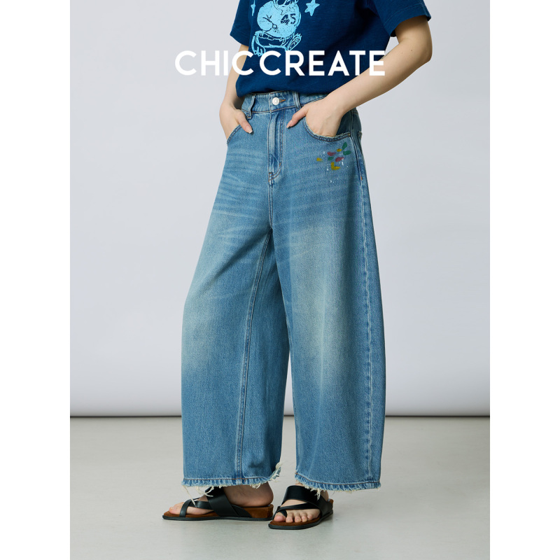 Pigment Graffiti Jeans! Lyocell Cotton Retro Fashionable Loose Nine-Point Banana Jeans for Women, New for Spring and Summer Pigment Graffiti Jeans! Lyocell Cotton Retro Fashionable Loose Nine-Point Banana Jeans for Women, New for Spring and Summer
