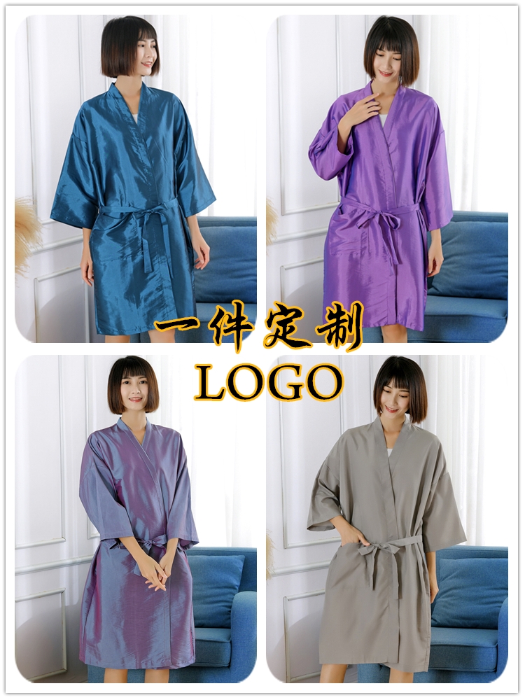 Custom logo Hair salon Hot dye special hair salon Guest robe hair dye Hair salon high-grade waterproof beauty salon customer service