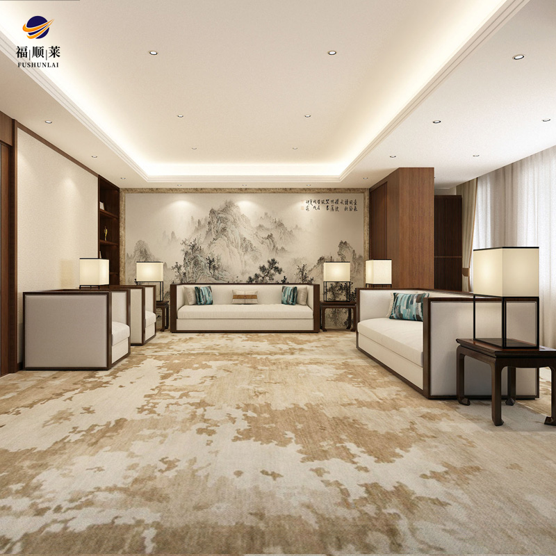 New Chinese Sample House Exhibition Center Hotel VIP Room Solid Wood Sofa Living Room Modern High-end Conference Reception Area Sofa Customization