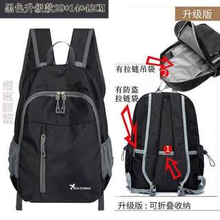 Lightweight primary school student} waterproof backpack outdoor sports travel travel men and women backpack spring outing children's skin