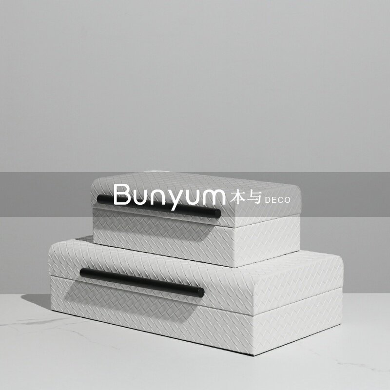 Brief Modern Creative Sample House Display Center Boilerplate Room Containing Box Soft Decorations box Home Desktop Accessories Box Hem