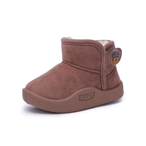 Утепленные детские зимние туфли для мальчиков, удерживающие тепло нескользящие короткие сапоги, коллекция 2023