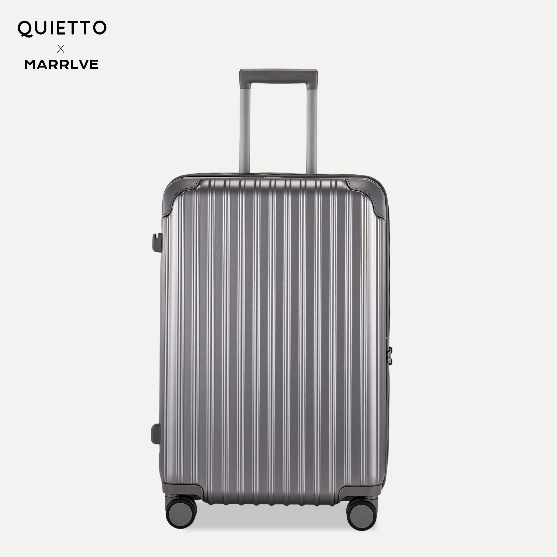 MARRLVE 20-inch luggage with boarding passcode, 24cm size, men's and women's travel luggage, 28cm large capacity, zippered PC.