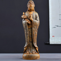 Susan Shi Wenshu Bodhisattva Puxian BodhisattBodhisattva sculpted a large pendulum piece handicraft statue Emei Mountain Five mountain Ben Life Buddha
