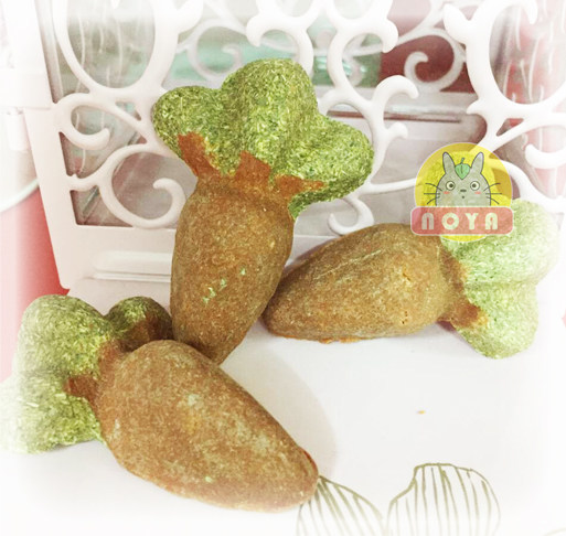(NOYA) Carrot Grass Brick Small Animal Grass Cake Chinchilla Rabbit Carrot Timothy Grass Cake - Taobao