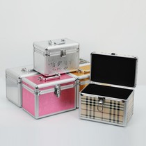 Password lock makeup box Foot massage embroidery aluminum box Technician suitcase Beauty bath foot pedicure Nail ear picking tools 