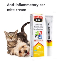 Cat ear mite ointment pet dog ear inflammation cleaning ear