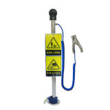 Human body electrostatic discharger touch-type industrial explosion-proof eliminator instrument ball column human-car integrated voice alarm device