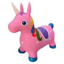 New jumping horse painted jumping horse unicorn inflatable toy childrens mount thickened leather horse