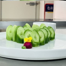 The 3rd picture of the special slicing artifact tool for creative cold dishes with instructions for the use of the same 5