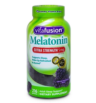 Vitafusion Melatonin Blackberries Melatonin Gummies 216 Gummies