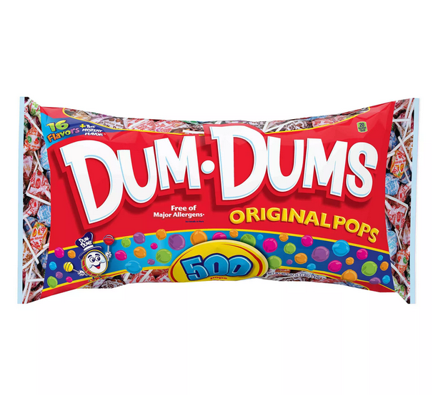 US DUM DUMS POPS Comprehensive Fruit Lollipop 500 Roots
