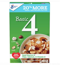 General Mills Basic 4 Fruit Almond Oat Breakfast Cereal 561g