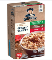 Quaker Quaker Quaker organic Select foods instant breakfast instant cereal maple sugar